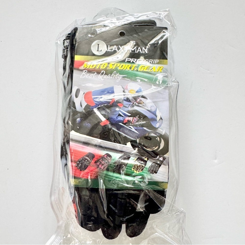 GalaxyMan MotoSport Gear Pro Grip Motocross Racing Motorcycle  Gloves Large